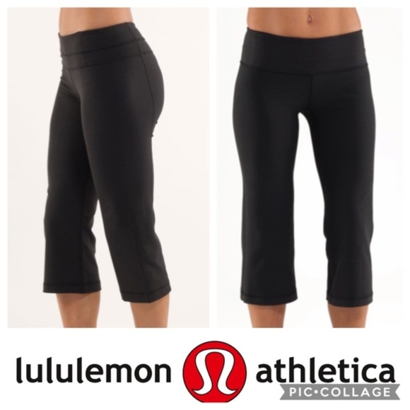 Two pairs of Lululemon Groove Crop workout pants - Picture 2 of 6